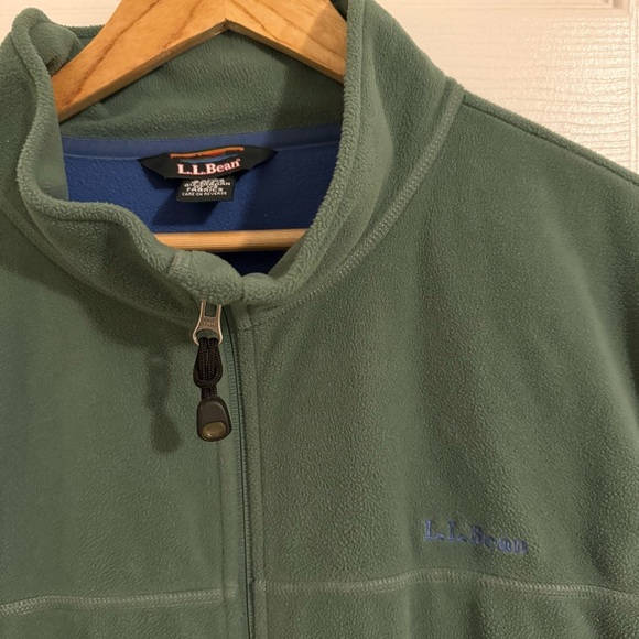 L.L. Bean Green Fleece Outdoor Cold Weather Vest XXL - Picture 4 of 7